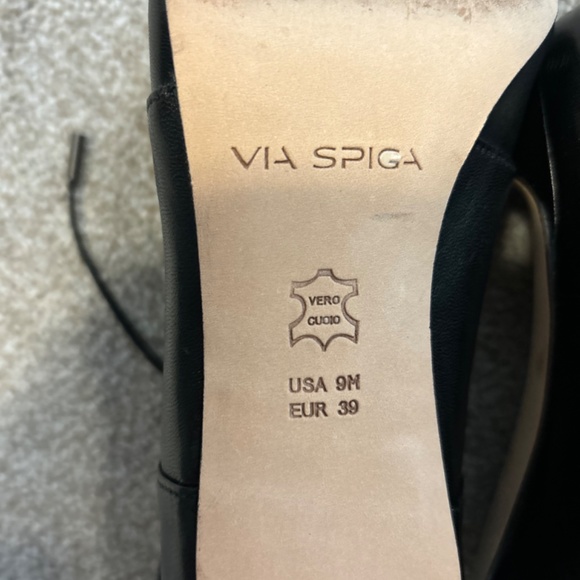 Via Spiga black high heel sandals - Picture 5 of 8